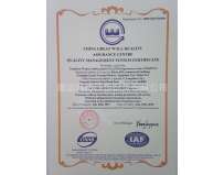 質(zhì)量管理體系認(rèn)證證書(shū)-英文版